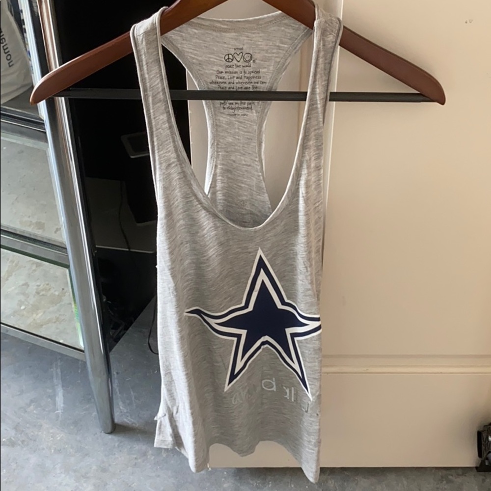 Dallas Cowboys muscle shirt.